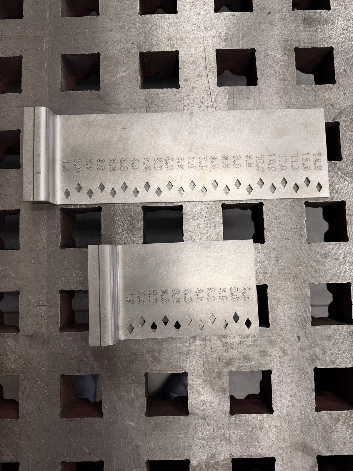 7” and 13” BLANK- beam square set