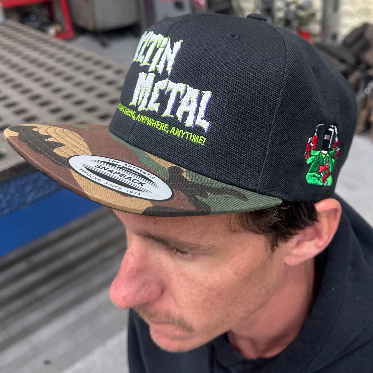 Meltin Metal Camo Snapback