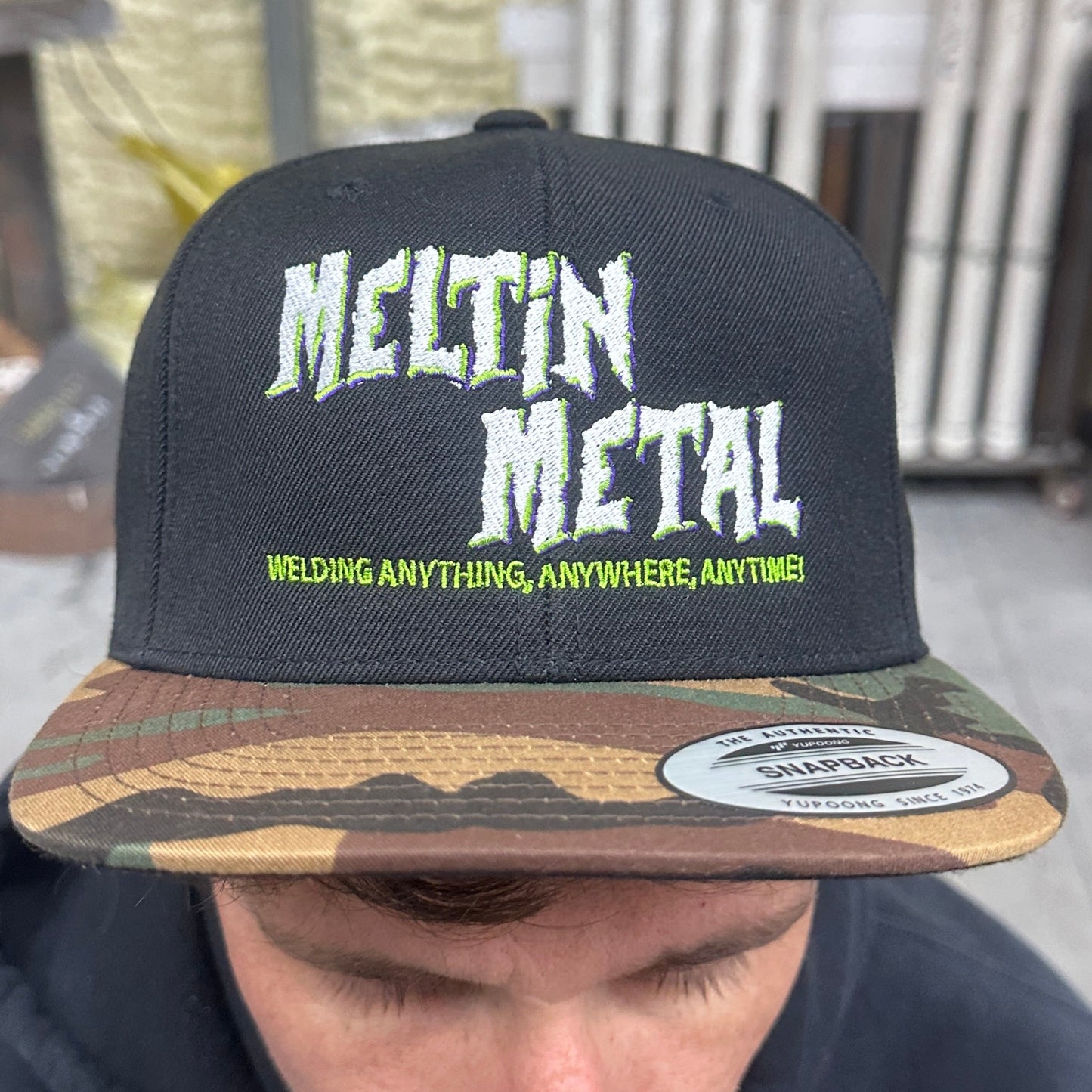 Meltin Metal Camo Snapback